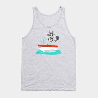 Goat in a Boat Tank Top